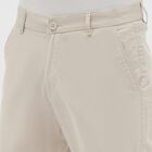 Men's 100% Cotton Slim Fit Casual Trousers, Silver, small image number null