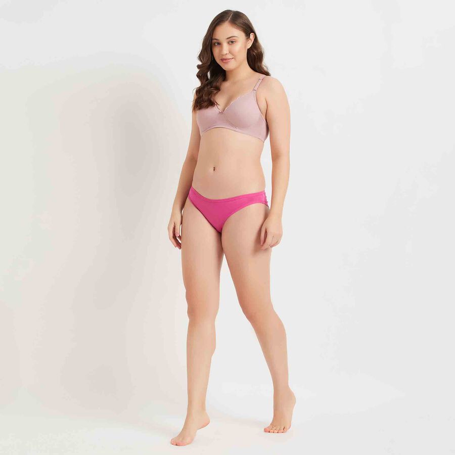 Cotton Solid Panty, Fuchsia, large image number null