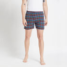 Checks Inner Elastic Boxers, Dark Blue, small image number null