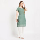 Cotton Straight Kurta, Olive, small image number null