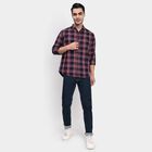 Men's 100% Cotton Casual Shirt, Red, small image number null