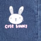 Infants Basic Wash with Embroidery Elasticated Jeans, Dark Blue, small image number null