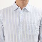 Men's Regular Collar Casual Shirt, White, small image number null