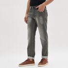 Men's Slim Fit Jeans, ओलिव, small image number null
