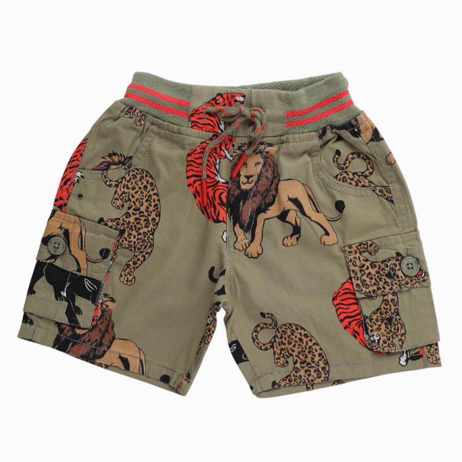 Boys' Bermuda, ओलिव, large