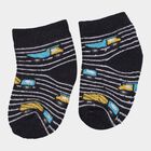 Infants Cotton Stripes Socks, Navy Blue, small image number null