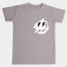 Boys' Half Sleeves T-Shirt, हल्का ग्रे, small image number null