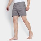 Men's 100% Cotton Boxers , Dark Grey, small