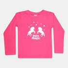 Girls Solid Top, Pink, small image number null