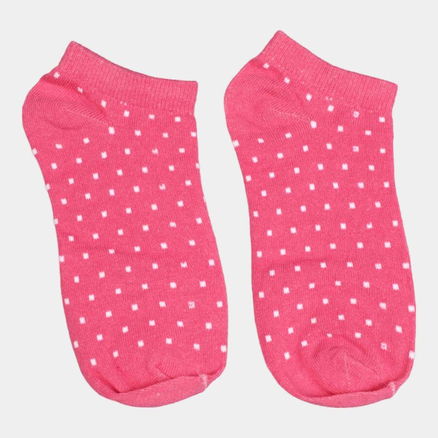 Printed Socks, Fuchsia, large image number null