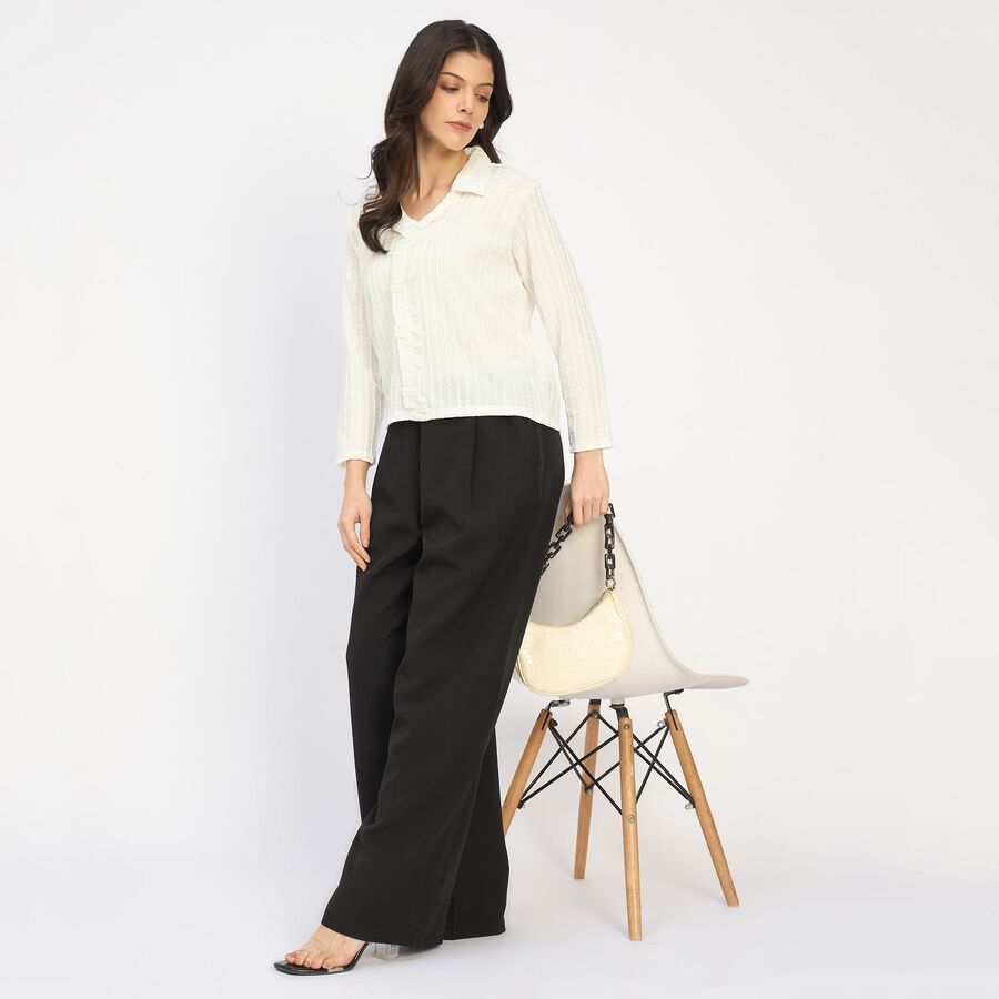 Ladies' Shirt, ऑफ व्हाइट, large image number null