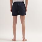 Men's 100% Cotton Boxers, Navy Blue, small