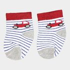 Infants Cotton Solid Socks, Melange Light Grey, small image number null