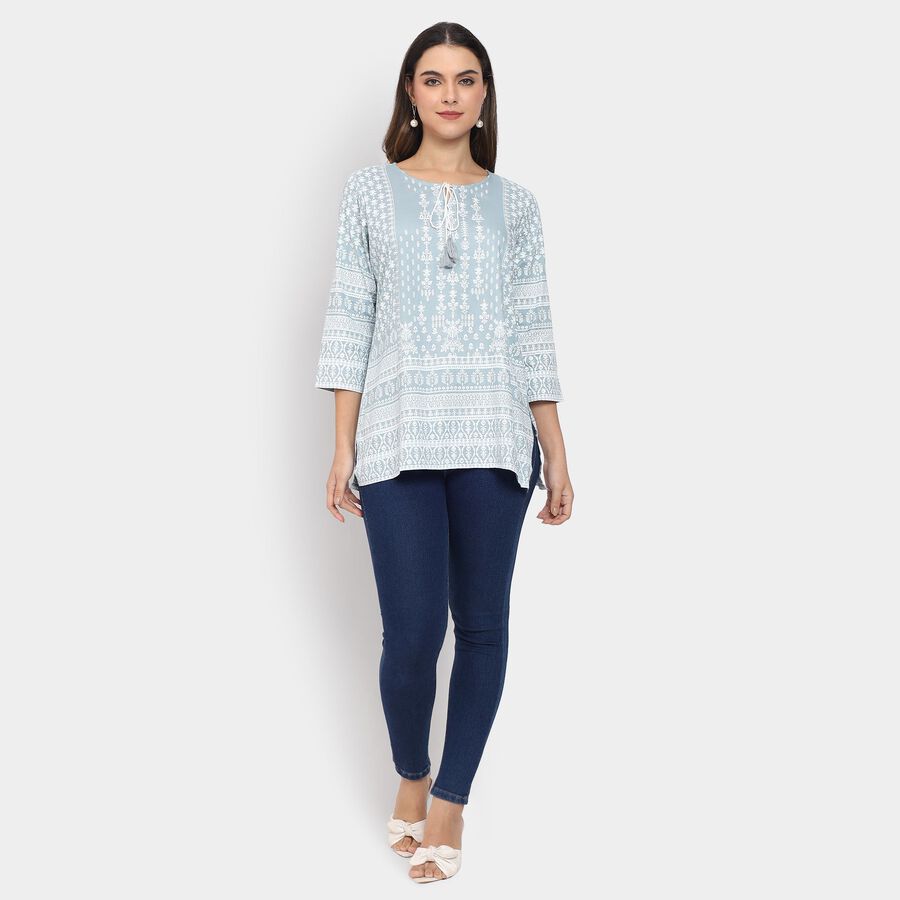 Ladies' Kurti , Light Grey, large image number null