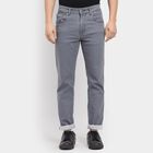 Men's Slim Fit Jeans , हल्का ग्रे, small
