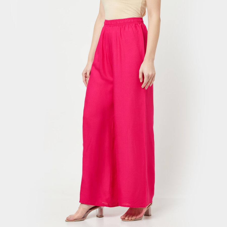 Solid Palazzo, Fuchsia, large image number null
