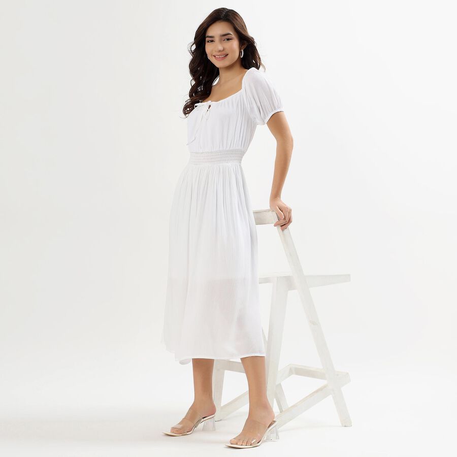 Ladies' Dress, White, large image number null