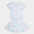 Infants' 100% Cotton Top Skirt, White, small image number null