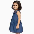 Girls' Frock, Mid Blue, small