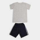 Boys' Knit Baba Suit, एक्रू मिश्रित, small image number null