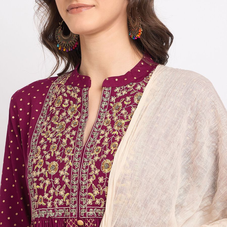 Ladies' Dupatta, Beige, large image number null