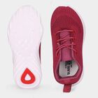 Girls' Pink Lace-Up Sneakers, Pink, small