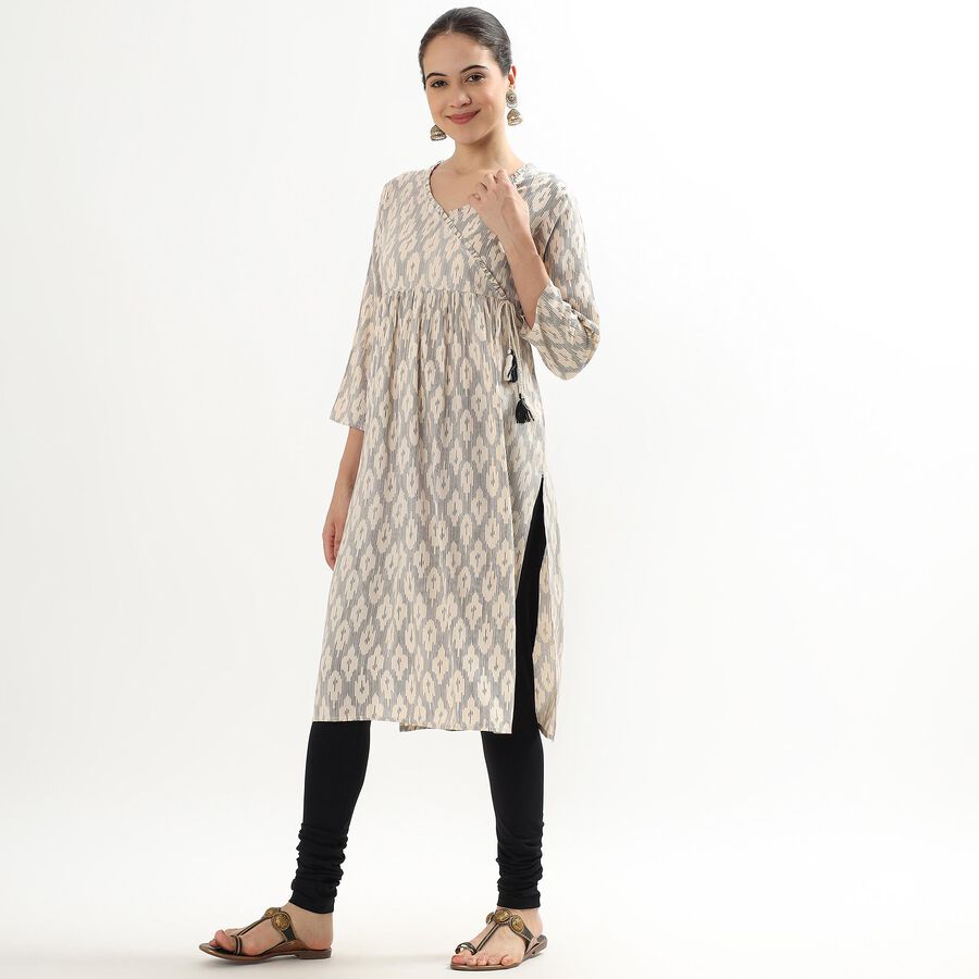 Ladies' Kurta, Off White, large image number null