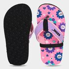 Girls Pink Flip-Flops Slippers, गुलाबी, small