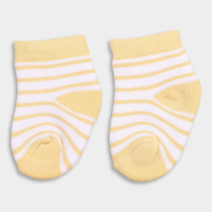Infants' Socks (Pack of 2), Yellow, large image number null