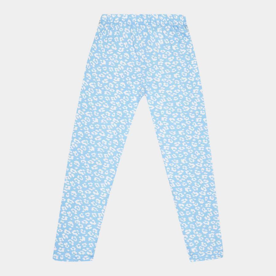 Girls Printed Pyjama, Mid Blue, large image number null