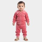 Infants Purple Hooded Neck Lounge Set Hipster Set, Purple, small