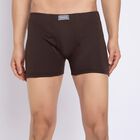 Men's 100% Cotton Trunks , भूरा, small