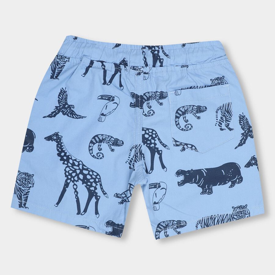 Boys' 100% Cotton Bermuda , Mid Blue, large image number null