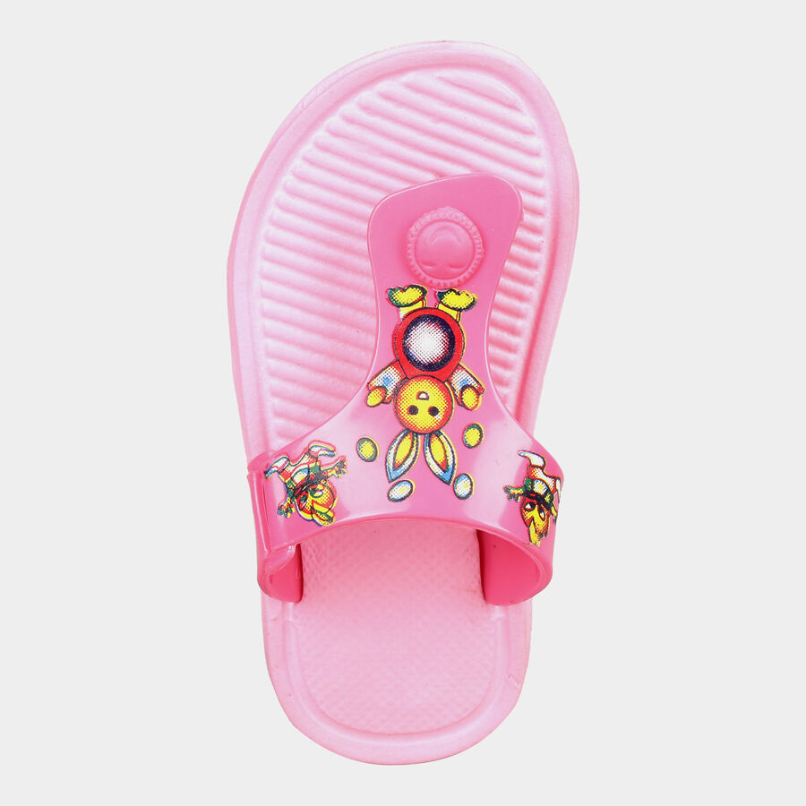 Girls Moulded Slipper, Pink, large image number null