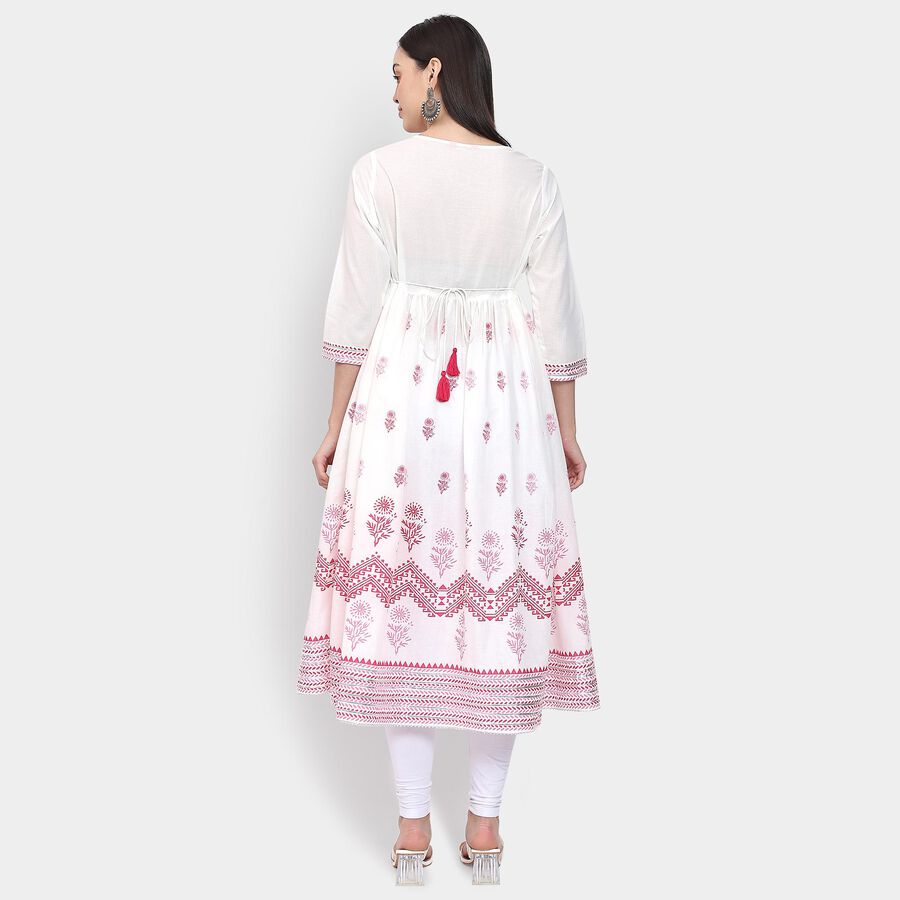 Ladies' 100% Cotton Kurta , Pink, large image number null