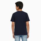 Boys' Half Sleeves T-Shirt, Navy Blue, small image number null