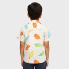 Boys Snow White Classic Casual Shirt, सफ़ेद, small
