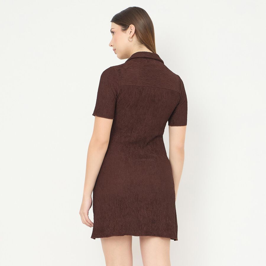 Ladies' Dress, Brown, large