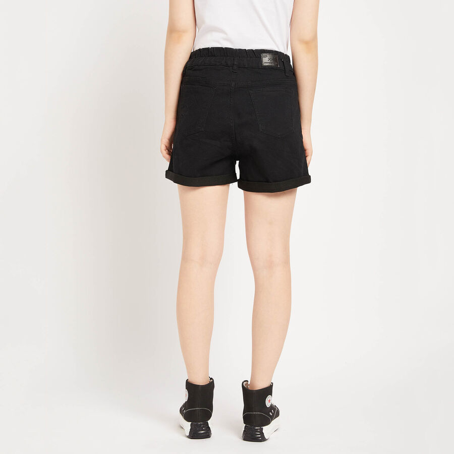 Solid Shorts, काला, large image number null