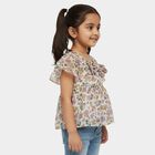 Girls' T-Shirt, गहरा पीला, small