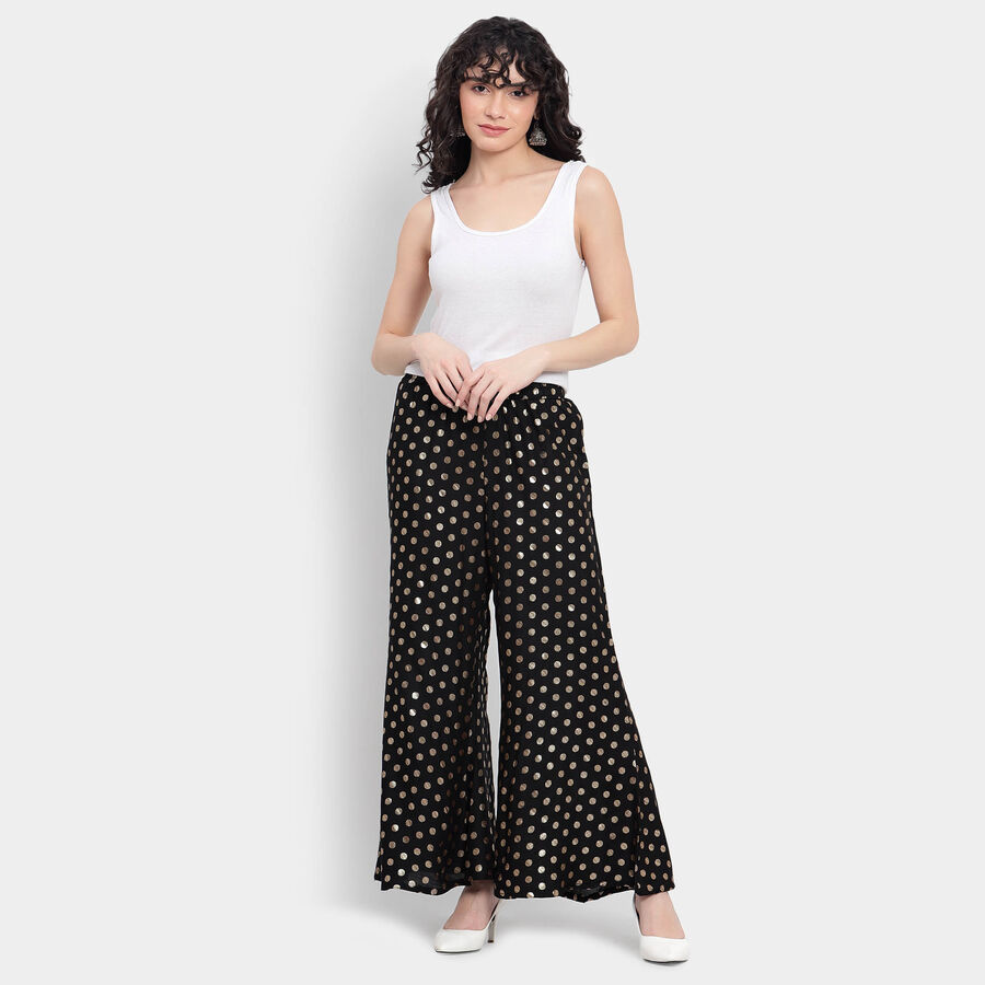 Printed Palazzo, Black, large image number null