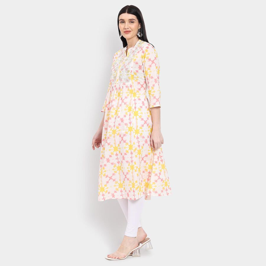 Ladies' 100% Cotton Kurta , Pink, large image number null