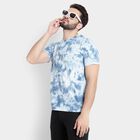 Cotton Round Neck T-Shirt, Sky Blue, small image number null