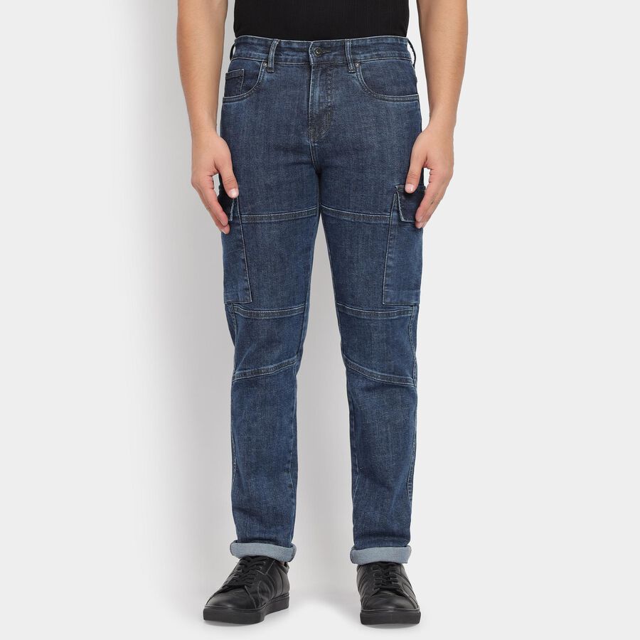 Men's Jeans, Mid Blue, large image number null