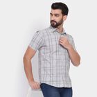 Men's Casual Shirt, Light Grey, small