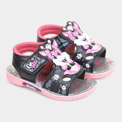Boys' Pink Velcro Strap Strappy Sandals
