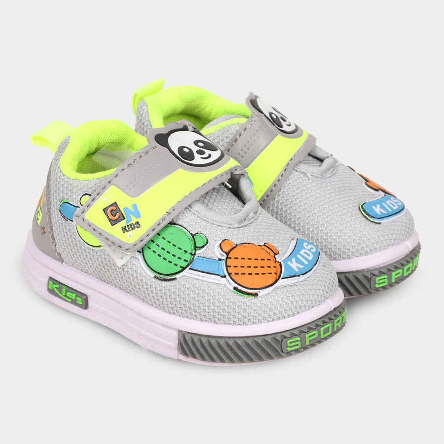 Infant Boy's Shoes, ग्रे, large