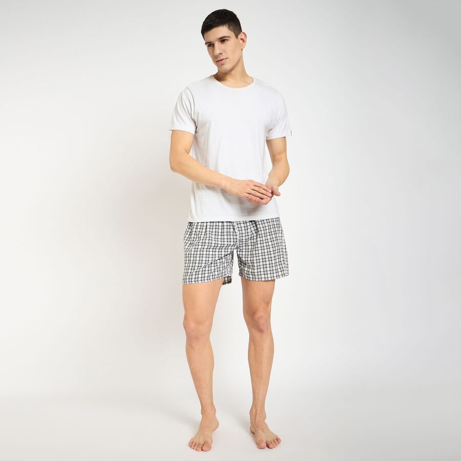 Men's Boxers, गहरा ग्रे, large image number null