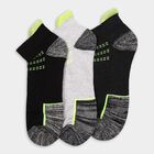 Men's Socks (Pack of 3), Black, small