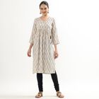 Ladies' Kurta, Off White, small image number null
